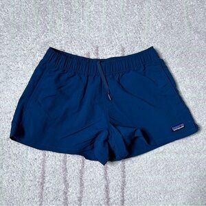 Patagonia Navy Blue Nylon Athletic Shorts Net Plus Size XS Outdoors Athleisure